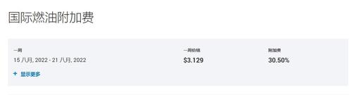 FedEx燃油附加费